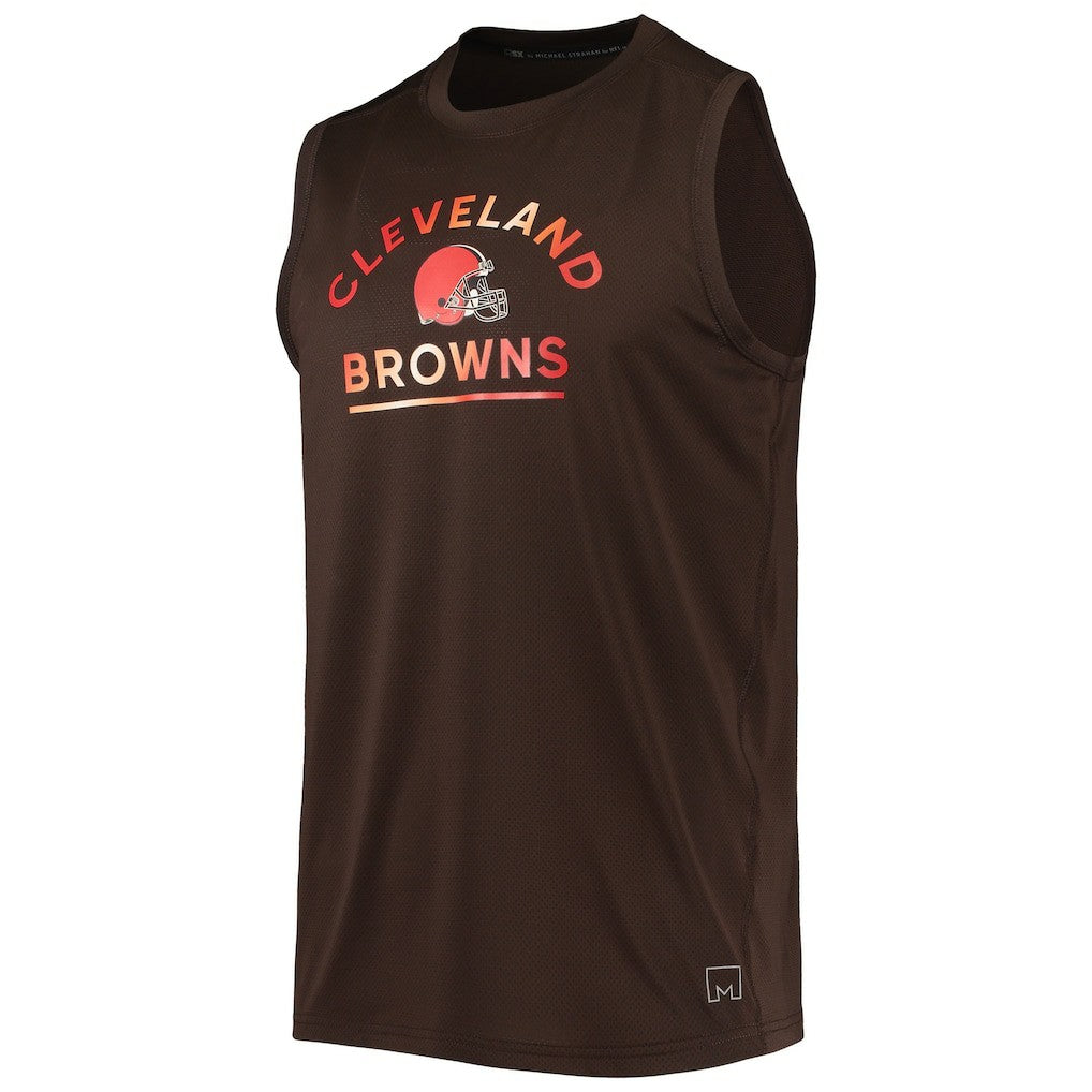Cleveland Browns MSX by Michael Strahan Rebound Tank Top Brown | NFL