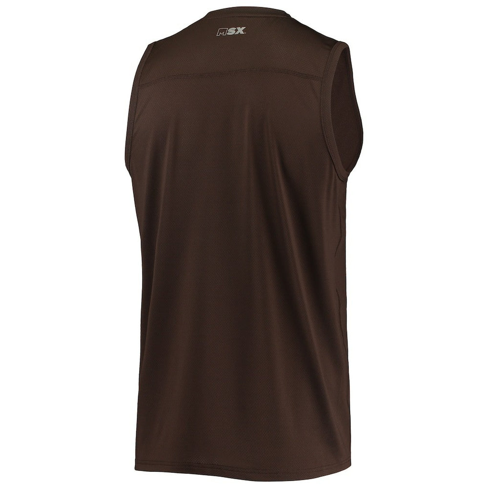 Cleveland Browns MSX by Michael Strahan Rebound Tank Top Brown | NFL