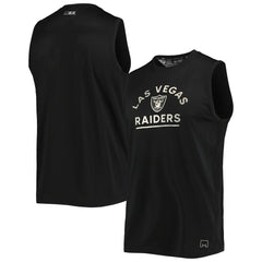 Las Vegas Raiders MSX by Michael Strahan Rebound Tank Top Black | NFL