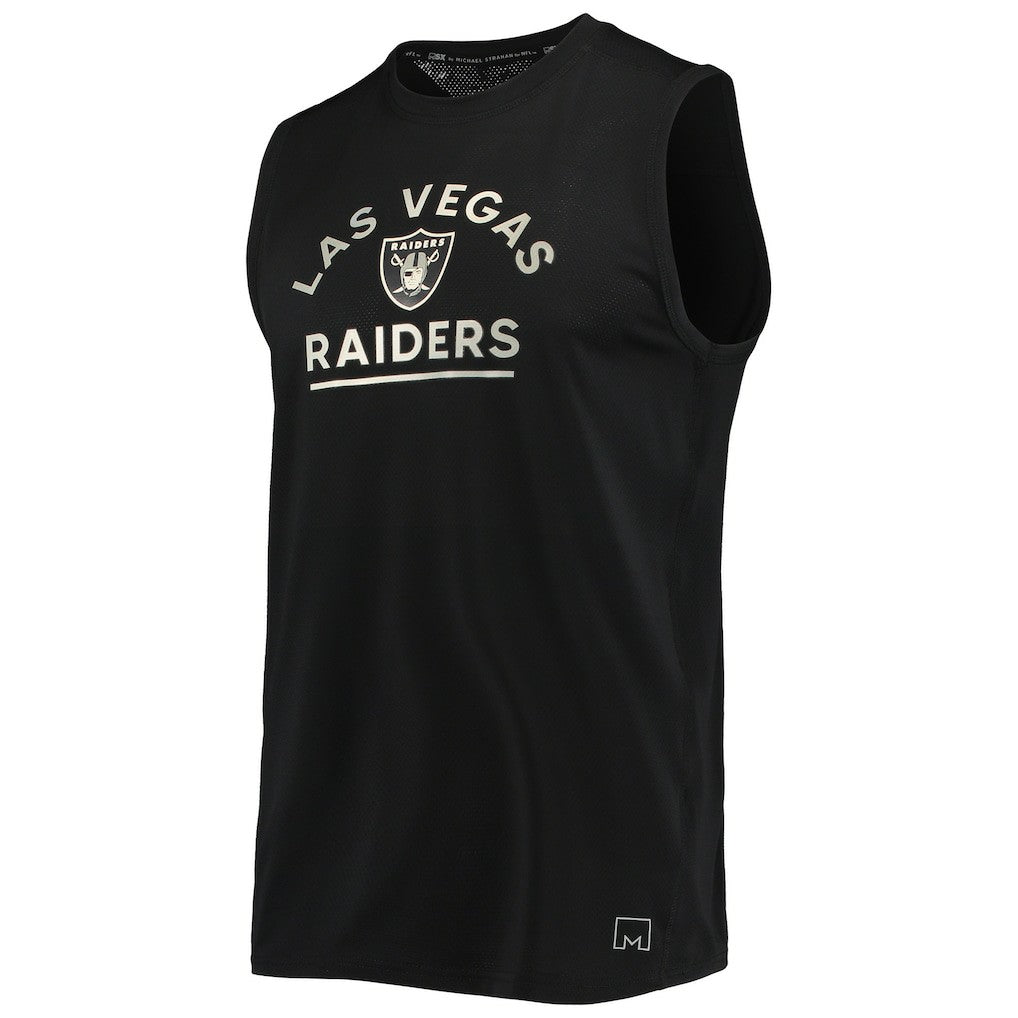 Las Vegas Raiders MSX by Michael Strahan Rebound Tank Top Black | NFL