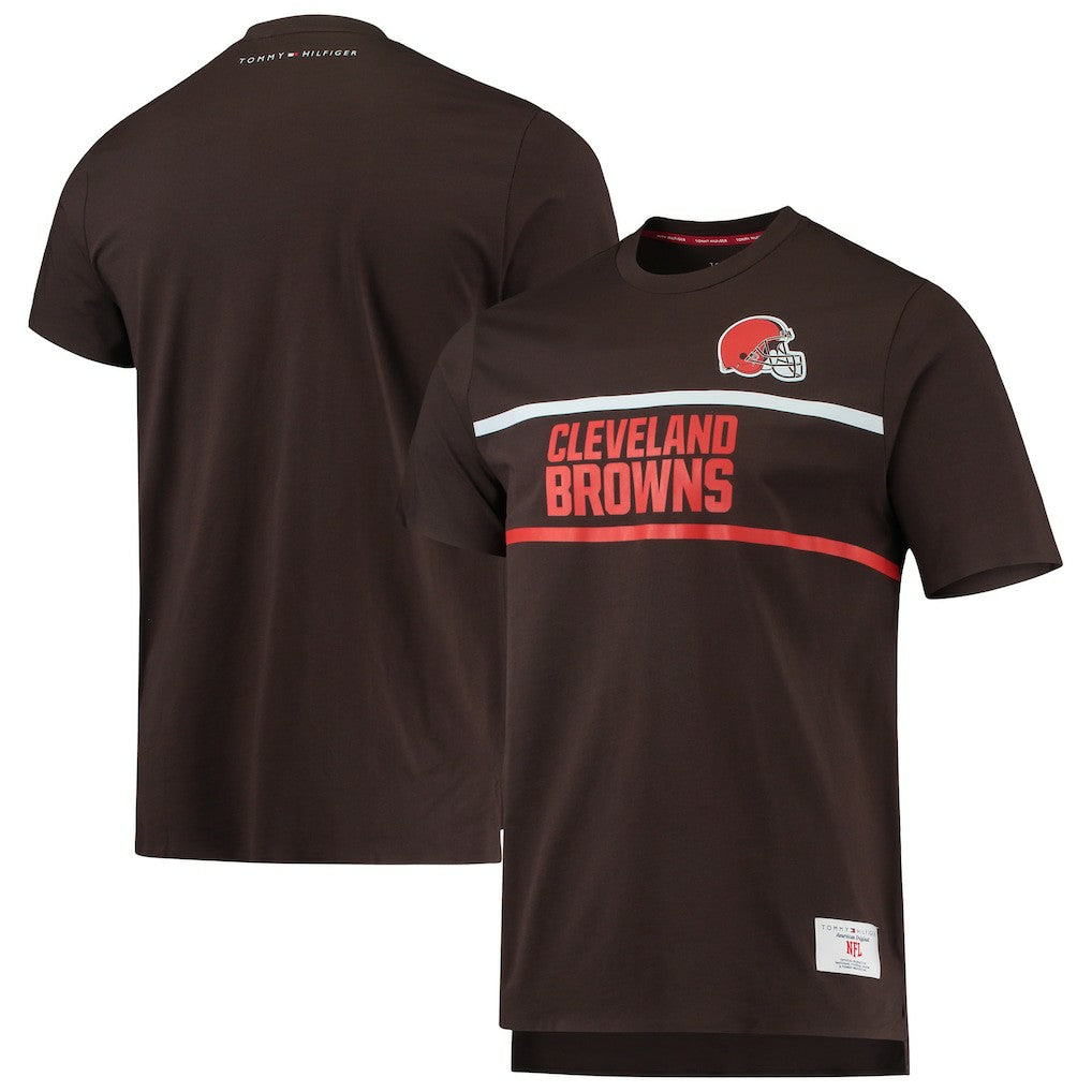 Cleveland Browns Tommy Hilfiger The Travis T-Shirt Brown | NFL