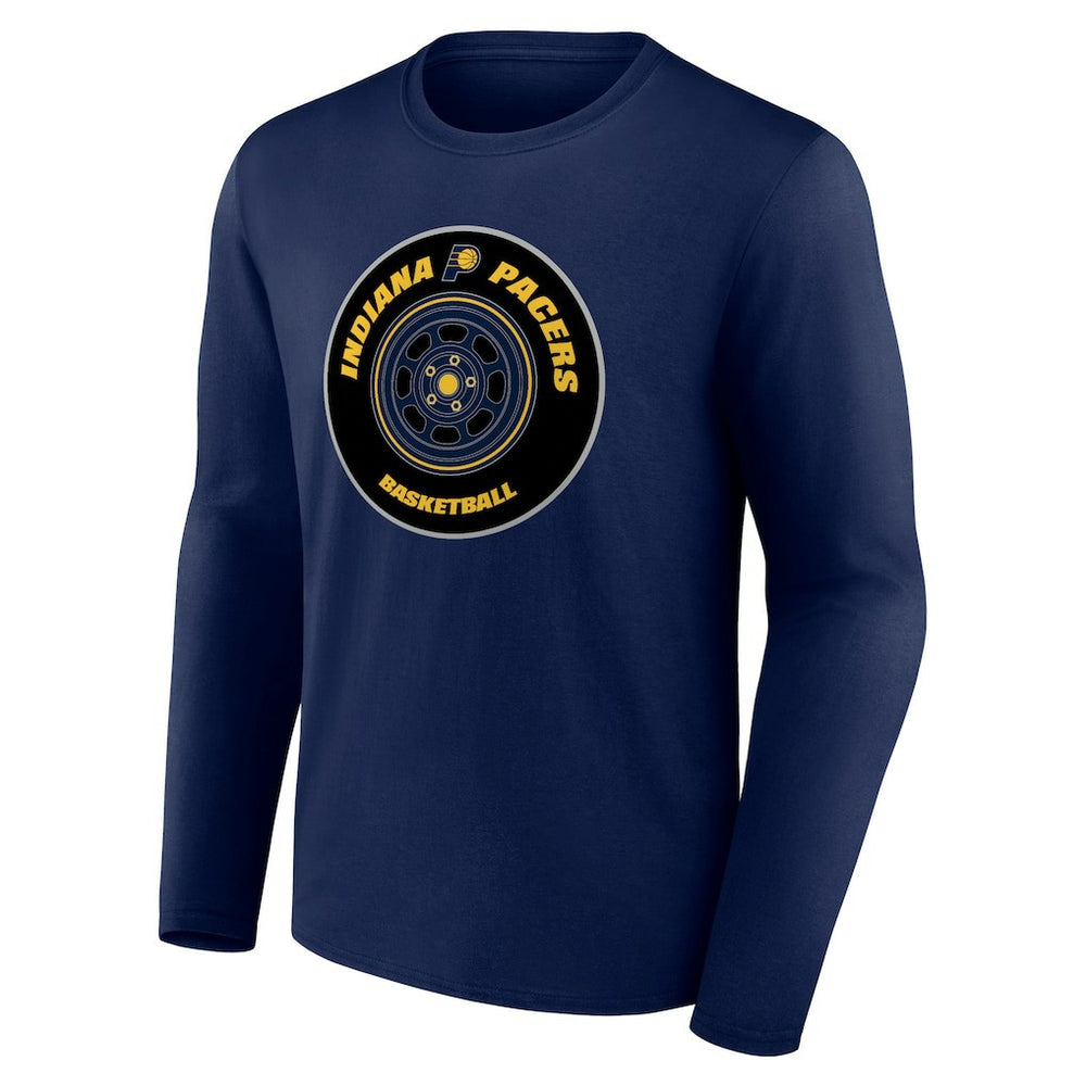 Indiana Pacers Tip-Off Long Sleeve T-Shirt Navy - NBA