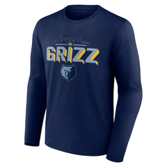 Memphis Grizzlies Tip-Off Long Sleeve T-Shirt Navy - NBA