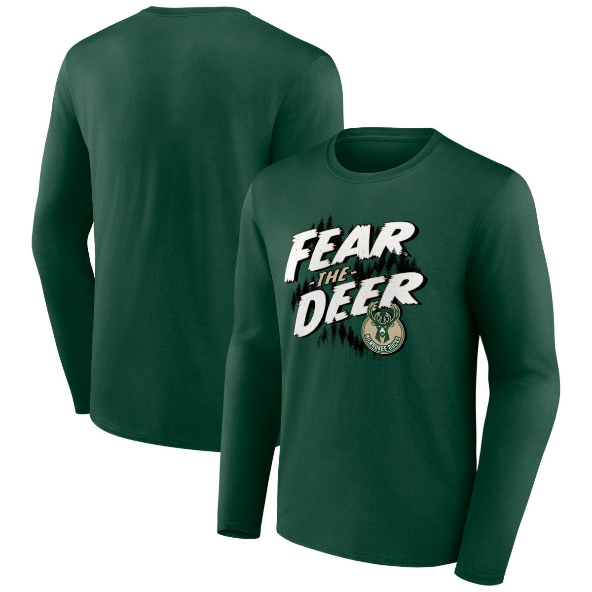Milwaukee Bucks Tip-Off Long Sleeve T-Shirt Hunter Green - NBA