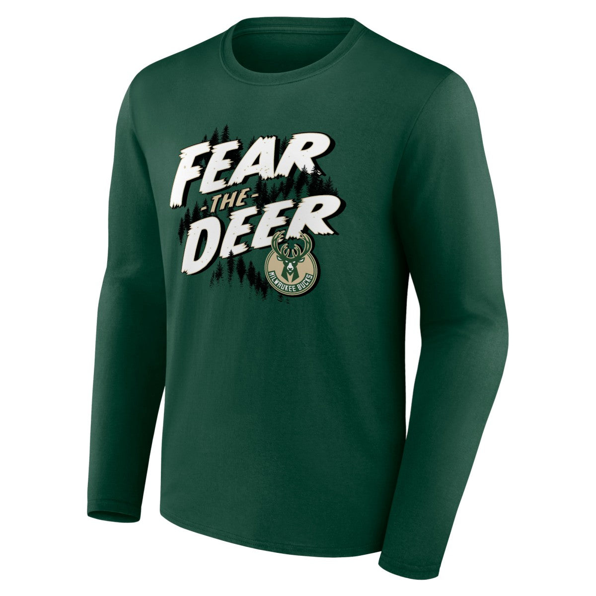 Milwaukee Bucks Tip-Off Long Sleeve T-Shirt Hunter Green - NBA