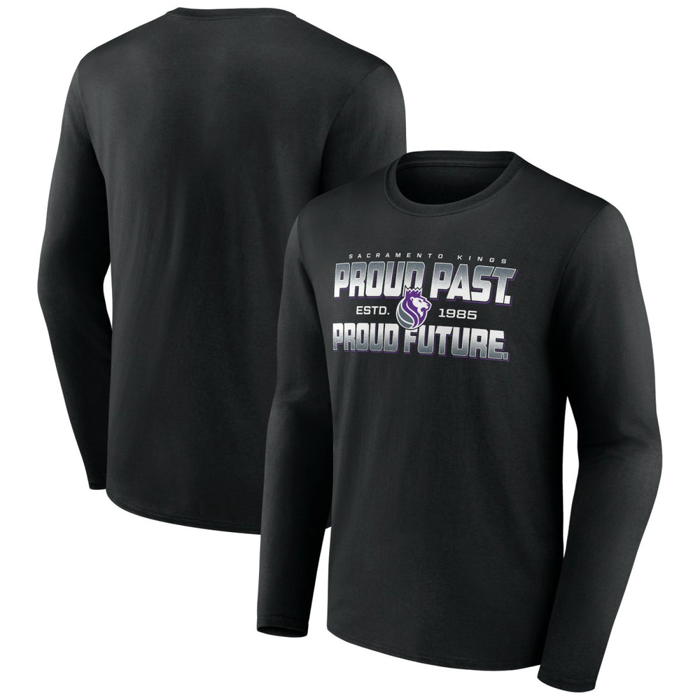Sacramento Kings Tip-Off Long Sleeve T-Shirt Black - NBA
