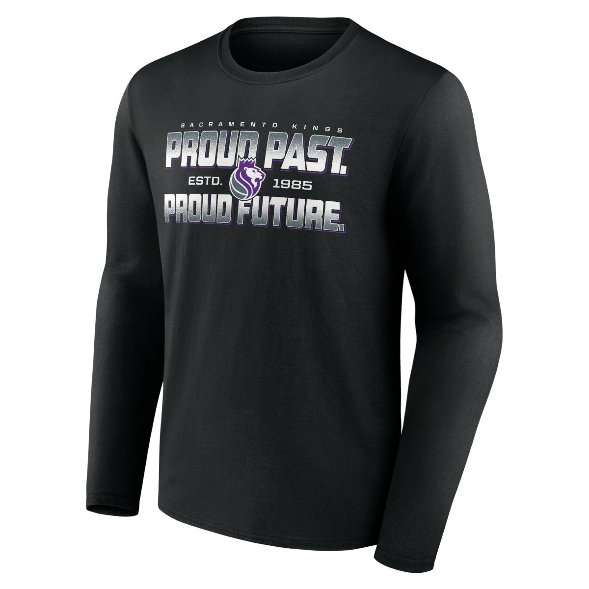 Sacramento Kings Tip-Off Long Sleeve T-Shirt Black - NBA
