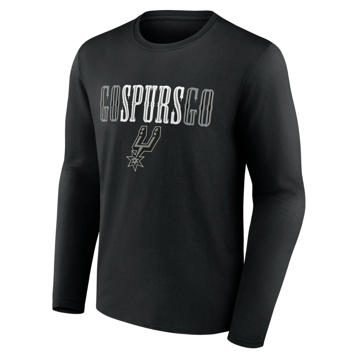 San Antonio Spurs Tip-Off Long Sleeve T-Shirt Black - NBA