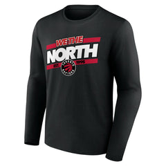 Toronto Raptors Tip-Off Long Sleeve T-Shirt Black - NBA
