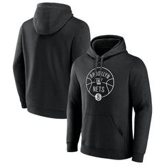 Brooklyn Nets Tip-Off Pullover Hoodie Black - NBA