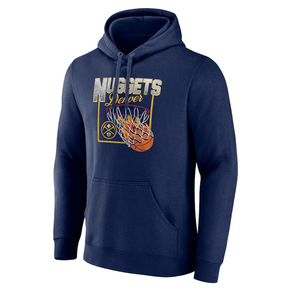 Denver Nuggets Alley Oop Pullover Hoodie Navy - NBA