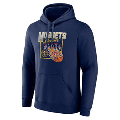 Denver Nuggets Alley Oop Pullover Hoodie Navy - NBA