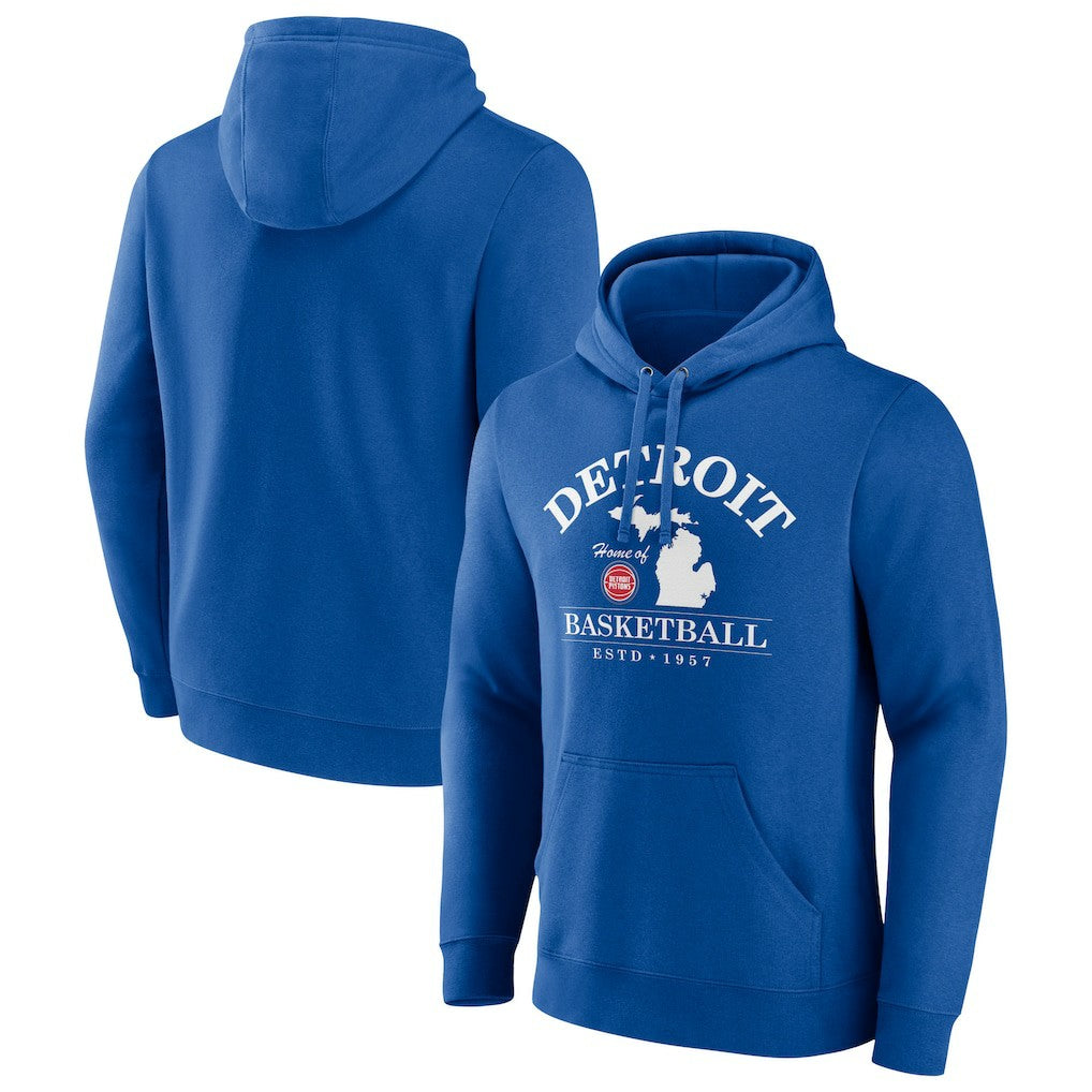 Detroit Pistons Tip-Off Pullover Hoodie Royal - NBA