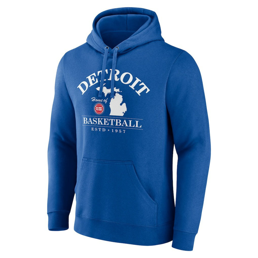 Detroit Pistons Tip-Off Pullover Hoodie Royal - NBA