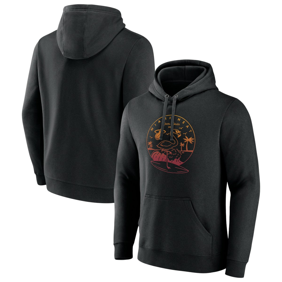 Miami Heat Tip-Off Pullover Hoodie Black - NBA