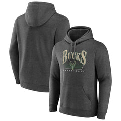Milwaukee Bucks Selection Pullover Hoodie Charcoal - NBA
