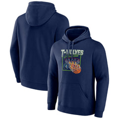 Minnesota Timberwolves Alley Oop Pullover Hoodie Navy - NBA