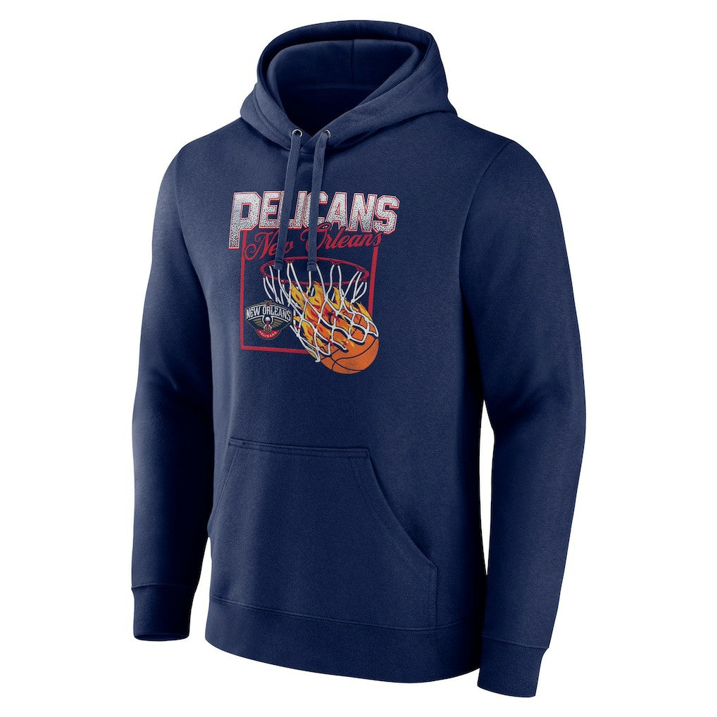 New Orleans Pelicans Alley Oop Pullover Hoodie Navy - NBA