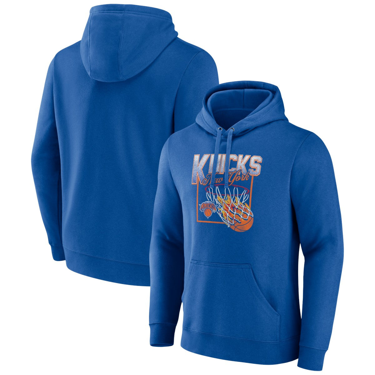 New York Knicks Alley Oop Pullover Hoodie Blue - NBA