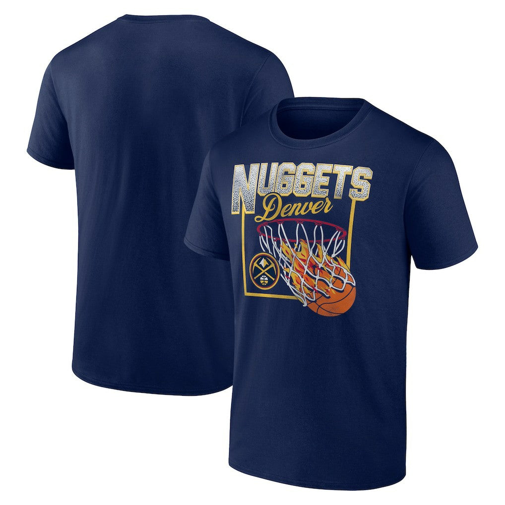 Denver Nuggets Alley Oop T-Shirt Navy - NBA