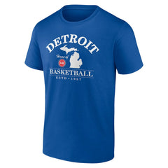 Detroit Pistons Tip-Off T-Shirt Blue - NBA