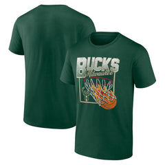 Milwaukee Bucks Alley Oop T-Shirt Hunter Green - NBA