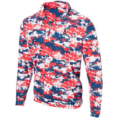Los Angeles Angels Digital Camo Performance Quarter-Zip Pullover Jacket - MLB