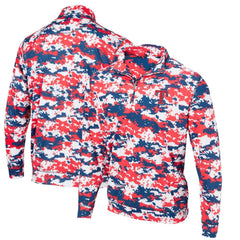 Texas Rangers Digital Camo Performance Quarter-Zip Pullover Jacket - MLB