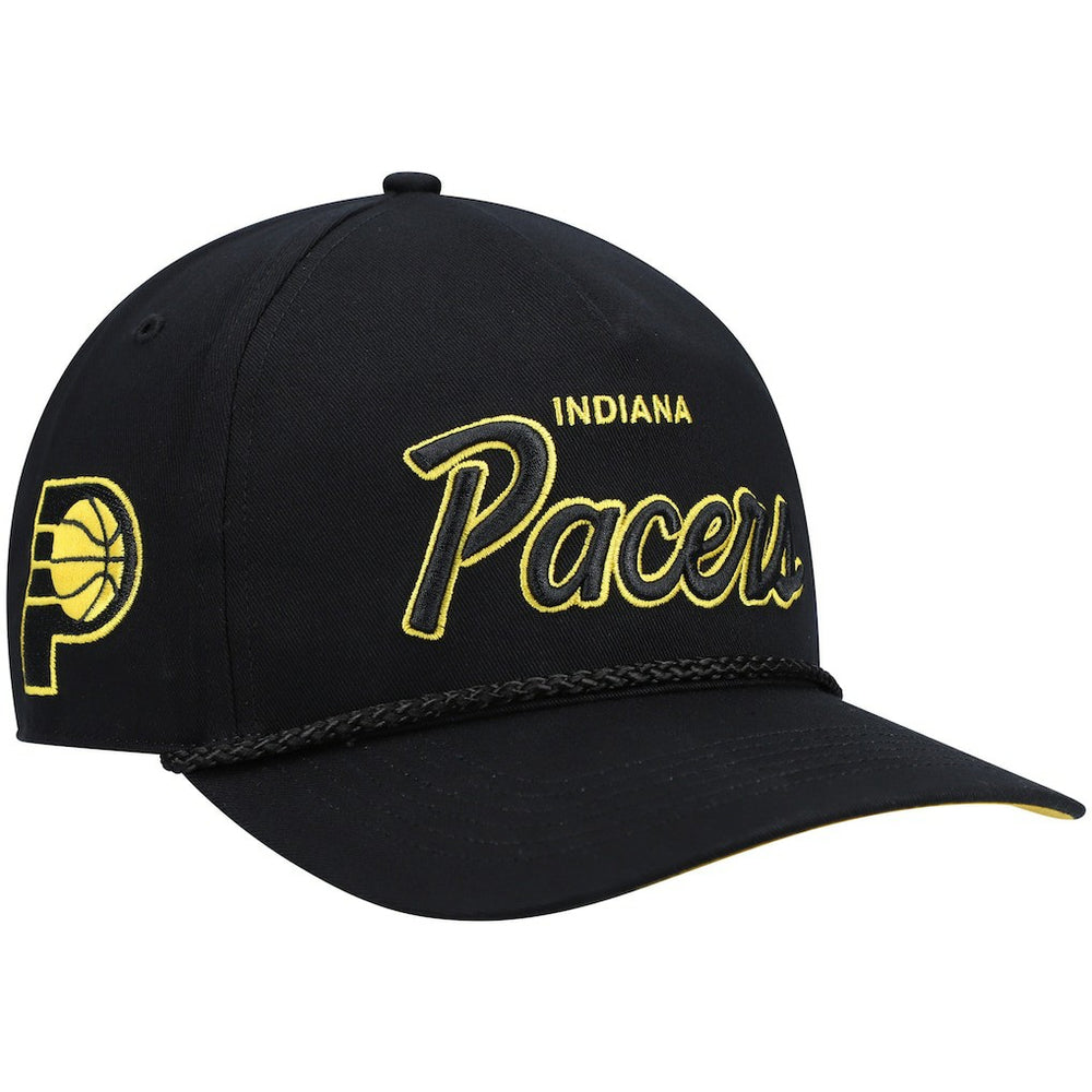 Indiana Pacers '47 Crosstown Script Hitch Snapback Hat Black - NBA