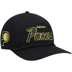 Indiana Pacers '47 Crosstown Script Hitch Snapback Hat Black - NBA