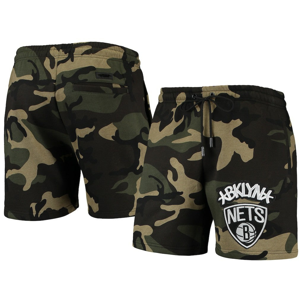 Brooklyn Nets Pro Standard Team Shorts Camo - NBA