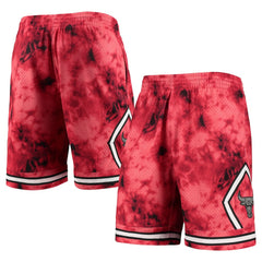 Chicago Bulls Hardwood Classics 1997 Galaxy Swingman Shorts Red - NBA