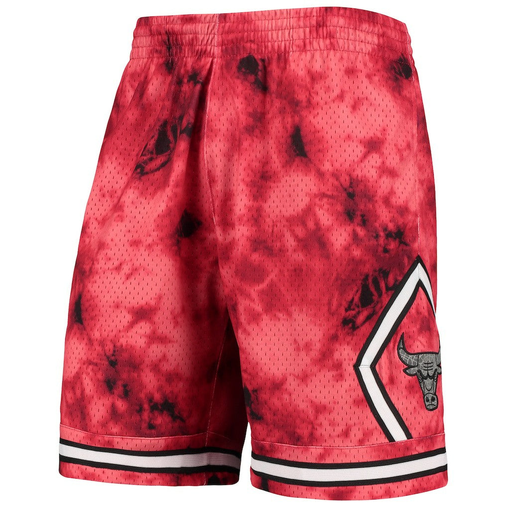 Chicago Bulls Hardwood Classics 1997 Galaxy Swingman Shorts Red - NBA