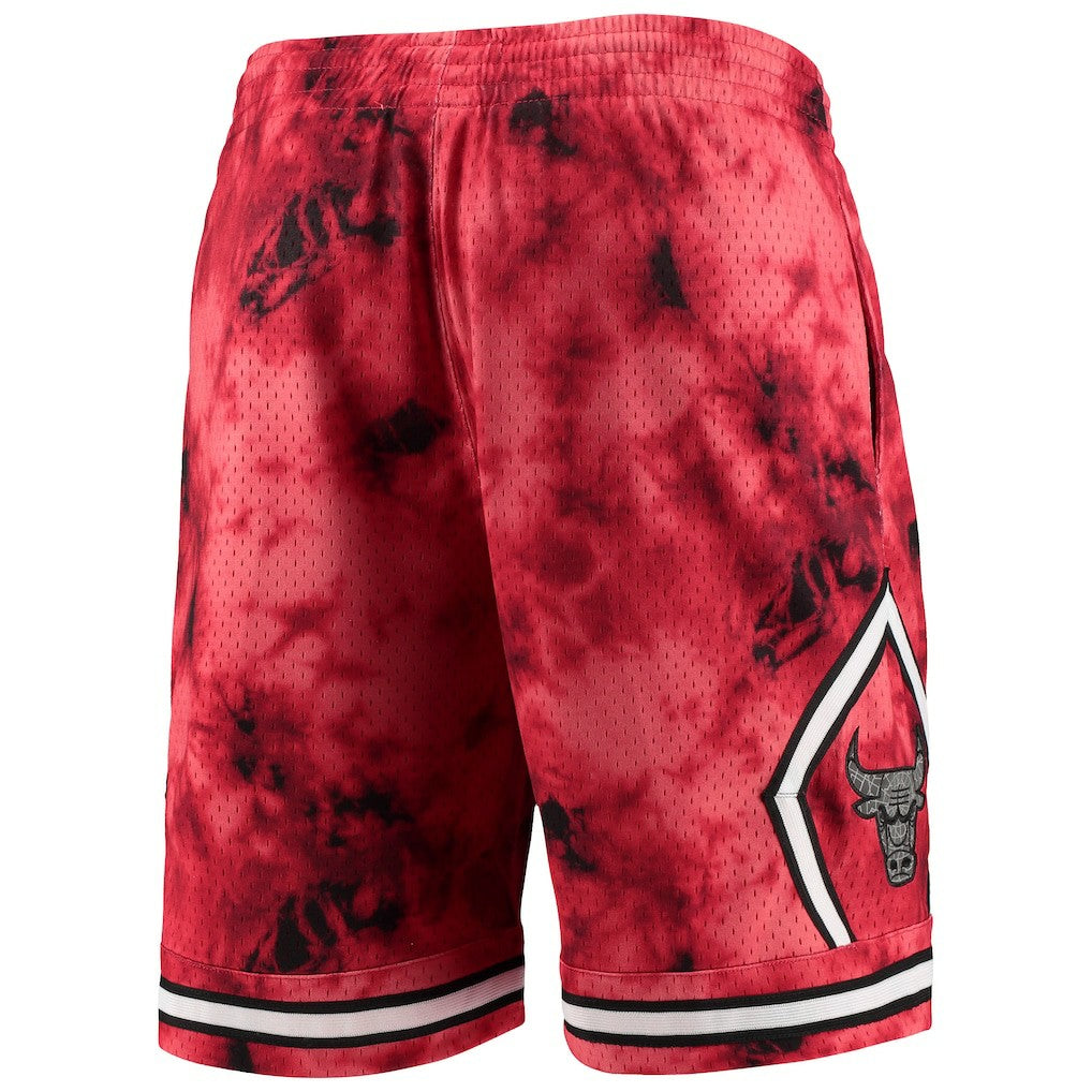 Chicago Bulls Hardwood Classics 1997 Galaxy Swingman Shorts Red - NBA