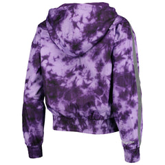 Los Angeles Lakers Women's Galaxy Sublimated Windbreaker Pullover Full-Zip Hoodie Purple - NBA