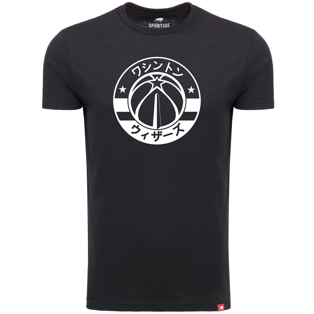 Washington Wizards Sportiqe Japanese Language Comfy Tri-Blend T-Shirt Black - NBA