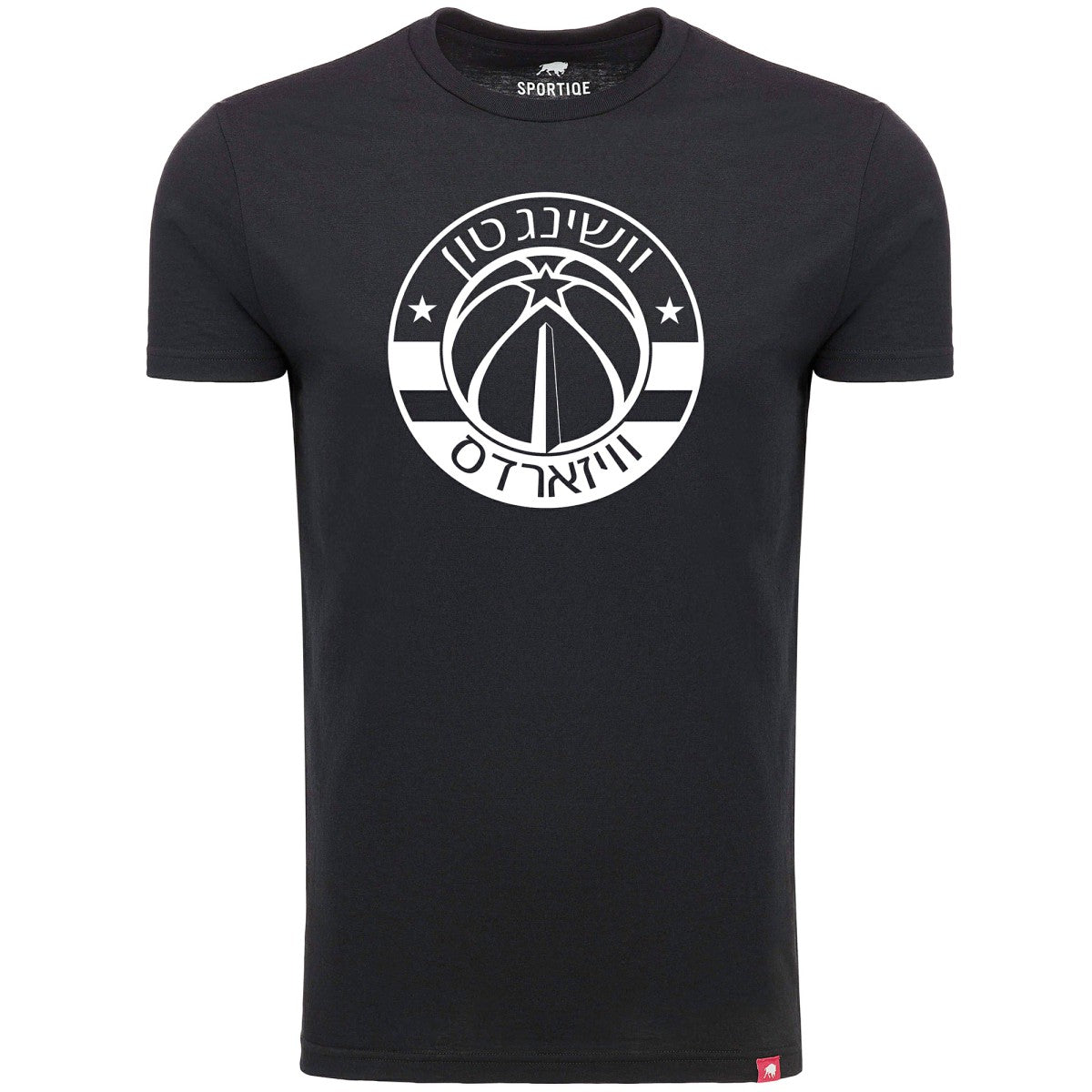 Washington Wizards Sportiqe Hebrew Language Comfy Tri-Blend T-Shirt Black - NBA