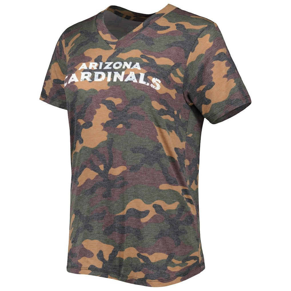 Kyler Murray Arizona Cardinals Majestic Threads Women's Name & Number V-Neck Tri-Blend T-Shirt Camo | NFL