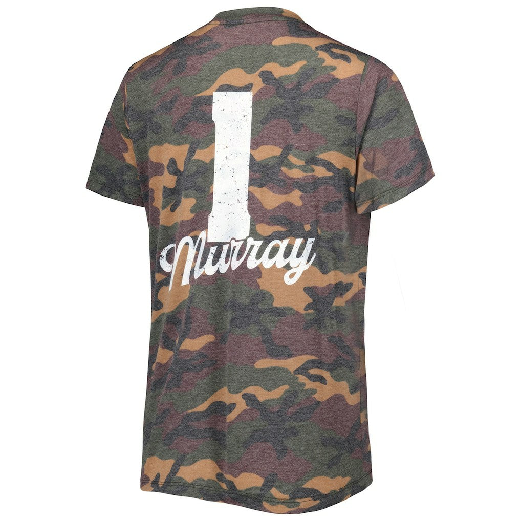 Kyler Murray Arizona Cardinals Majestic Threads Women's Name & Number V-Neck Tri-Blend T-Shirt Camo | NFL