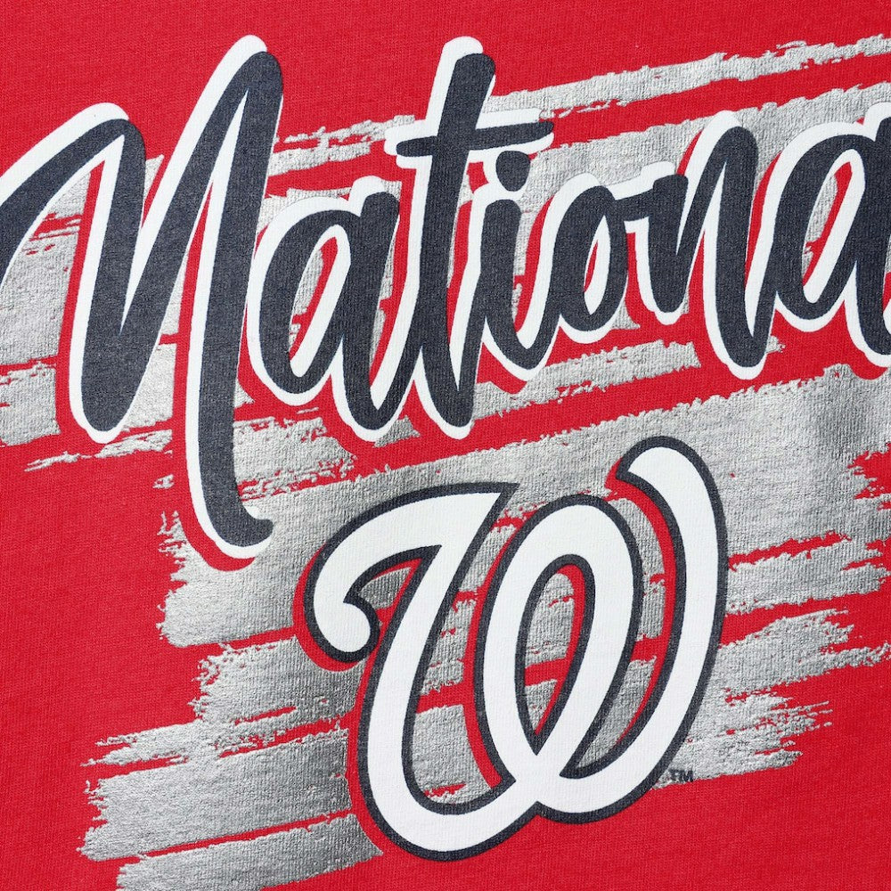 Washington Nationals Girls Youth Dream Scoop-Neck T-Shirt - MLB