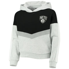 Brooklyn Nets Girls Youth All Yours Pullover Hoodie Heathered Gray - NBA