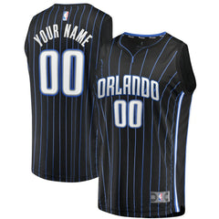 Orlando Magic Youth Fast Break Replica Custom Jersey Black Icon Edition - NBA