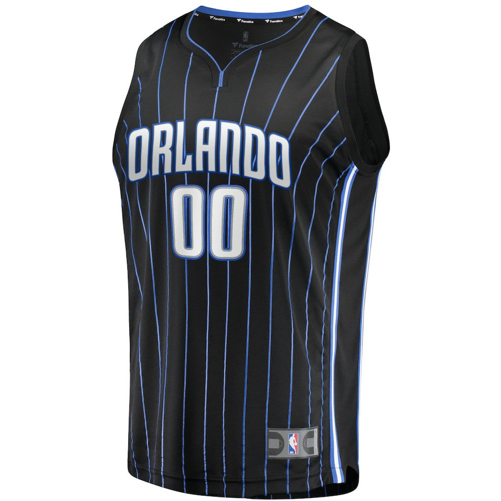 Orlando Magic Youth Fast Break Replica Custom Jersey Black Icon Edition - NBA