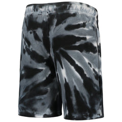 Brooklyn Nets Youth Santa Monica Tie-Dye Shorts Black - NBA