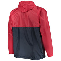 Washington Capitals Big & Tall Anorak Half-Zip Pullover Hoodie - Red - NHL