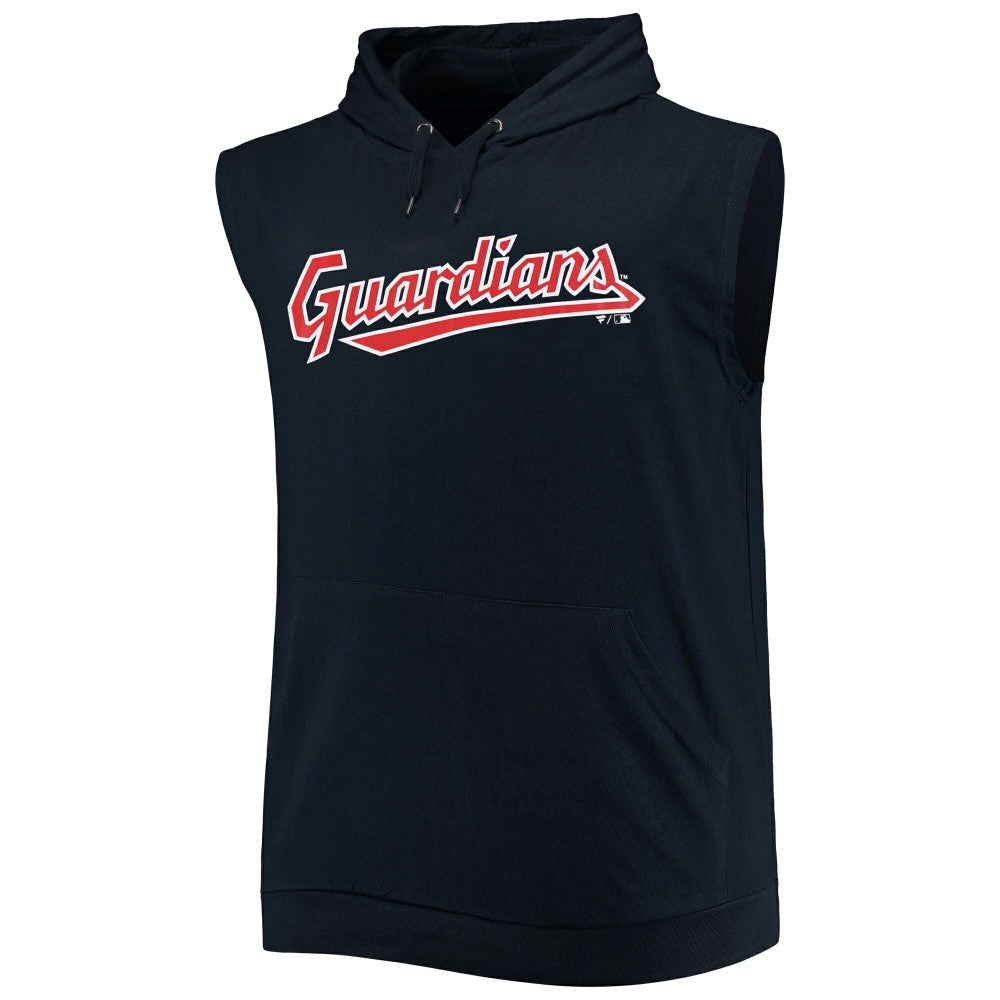 Cleveland Guardians Jersey Muscle Sleeveless Pullover Hoodie - MLB