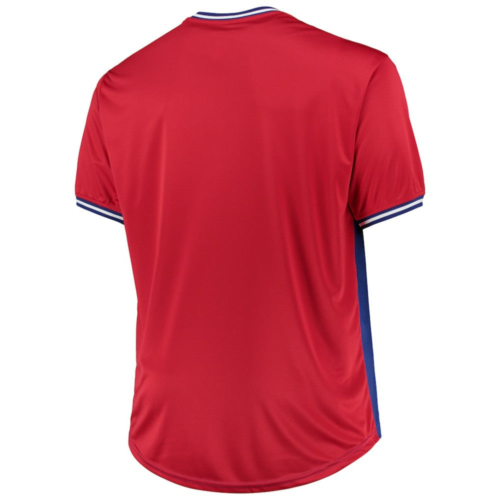 Chicago Cubs Solid V-Neck T-Shirt - MLB