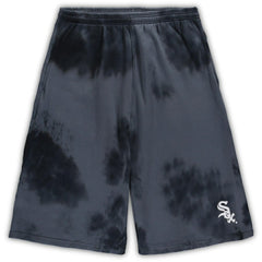 Chicago White Sox Big & Tall Tye Dye Fleece Shorts - MLB