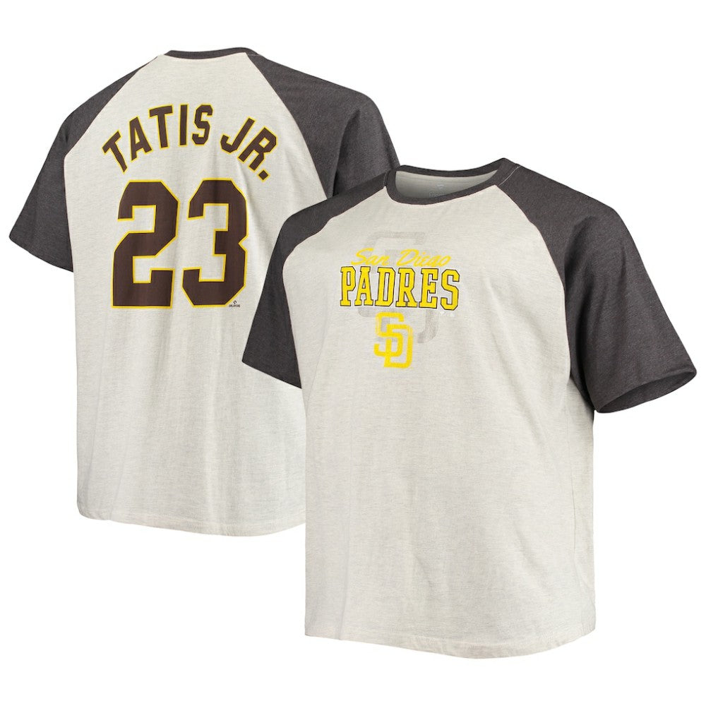 Fernando Tatis Jr. San Diego Padres Big & Tall Name & Number Raglan T-Shirt - MLB