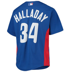 Roy Halladay Philadelphia Phillies Mitchell & Ness Youth Cooperstown Collection Mesh Batting Practice Jersey - MLB